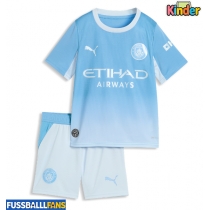 Manchester City Ruben Dias #3 Heimtrikotsatz Kinder 2026-27 Kurzarm (+ Kurze Hosen)